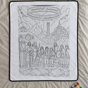 Quest Quilt Coloring Blanket