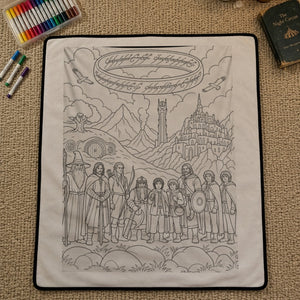Quest Quilt Coloring Blanket
