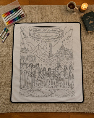 Quest Quilt™ Fantasy Coloring Blanket