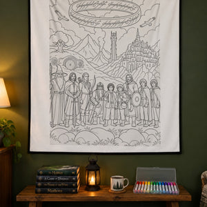 Quest Quilt Coloring Blanket